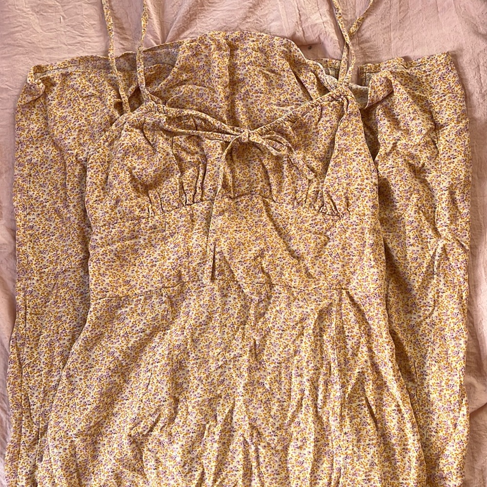 Orange and Purple Aeropostale Floral Dress